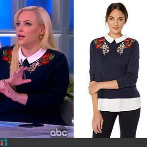 Ted Baker Toriey Embroidered Floral Sweater